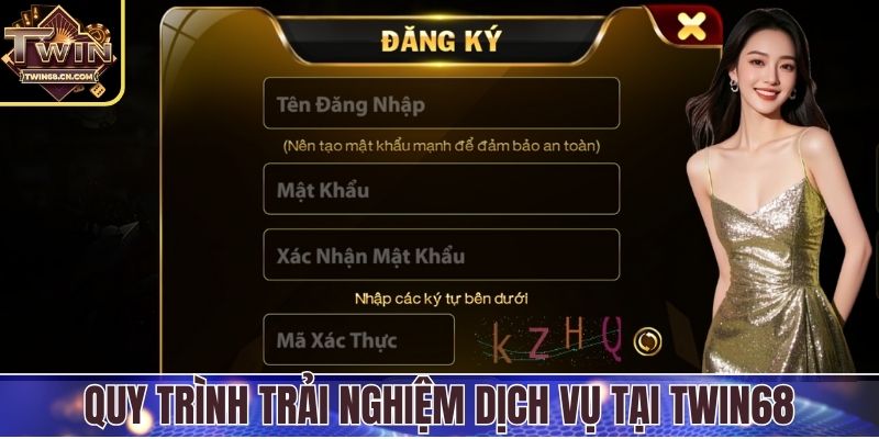 Twin68 Quy trình trải nghiệm dịch vụ tại cổng game