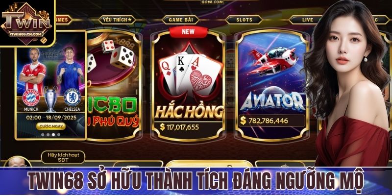 Twin68 Twin68 sở hữu nhiều thành tích đáng ngưỡng mộ